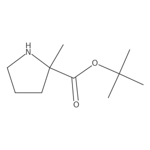 Tert-butyl 2-methylpyrrolidine-2-carboxylate结构式