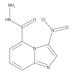 3-Nitroimidazo[1,2-a]pyridine-5-carboxylic acid hydrazide Structure