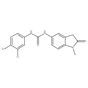 1-(3,4-Dichlorophenyl)-3-(1-methyl-2-oxoindolin-5-yl)urea Structure