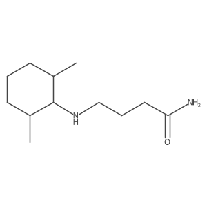 4-[(2,6-Dimethylcyclohexyl)amino]butanamide Structure