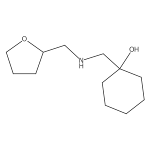 1-({[(Oxolan-2-yl)methyl]amino}methyl)cyclohexan-1-ol结构式
