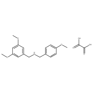 (3,5-Dimethoxy-benzyl)-(4-methoxy-benzyl)-amine oxalate结构式