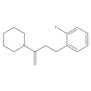3-(2-Fluorophenyl)-1-(piperidin-1-YL)propan-1-one Structure