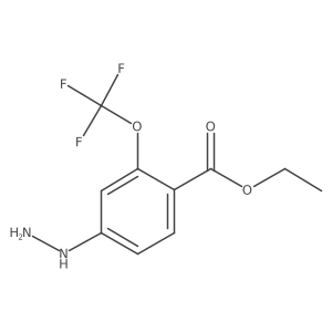 Ethyl 4-hydrazinyl-2-(trifluoromethoxy)benzoate Structure