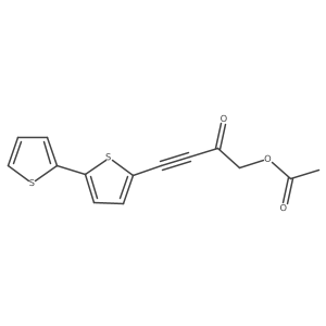 5-(4-Acetoxy-3-oxo-1-butynyl)-2,2'-bithiophene Structure