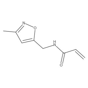 N-[(3-methyl-1,2-oxazol-5-yl)methyl]prop-2-enamide Structure
