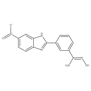 3-(6-Nitro-2-benzimidazolyl)benzamidoxime结构式