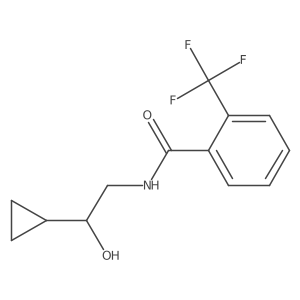 N-(2-cyclopropyl-2-hydroxyethyl)-2-(trifluoromethyl)benzamide Structure
