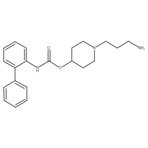 1-(3-Aminopropyl)piperidin-4-yl biphenyl-2-ylcarbamate结构式