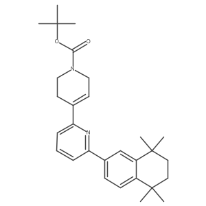 Tert-butyl 5,6-dihydro-4-(6-(1,2,3,4-tetrahydro-1,1,4,4-tetramethylnaphthalen-6-yl)pyridin-2-yl)pyridine-1(2h)-carboxylate结构式