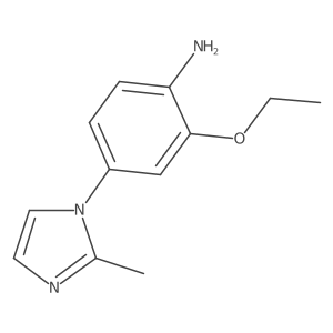 2-Ethoxy-4-(2-methyl-1H-imidazol-1-yl)aniline Structure