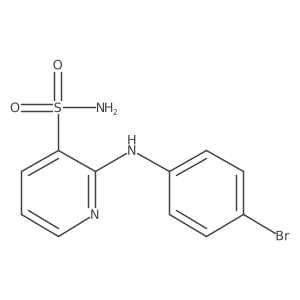 2-[(4-Bromophenyl)amino]pyridine-3-sulfonamide结构式