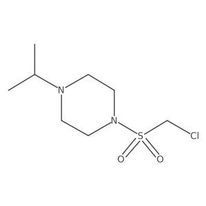 1-((Chloromethyl)sulfonyl)-4-isopropylpiperazine Structure