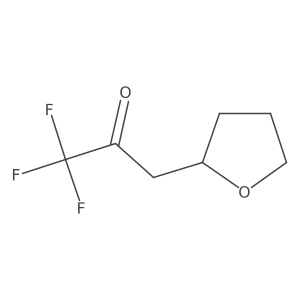 1,1,1-Trifluoro-3-(oxolan-2-yl)propan-2-one Structure