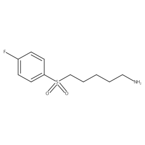 5-(4-Fluorobenzenesulfonyl)pentylamine结构式