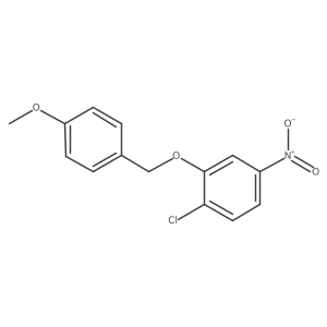1-Chloro-2-(4-methoxybenzyloxy)-4-nitrobenzene Structure