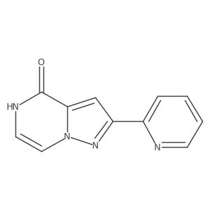 2-(pyridin-2-yl)pyrazolo[1,5-a]pyrazin-4(5H)-one结构式