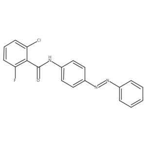 Benzamide, 2-chloro-6-fluoro-N-[4-(2-phenyldiazenyl)phenyl]-结构式