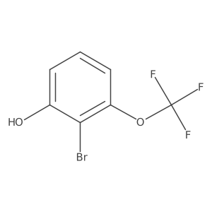 2-Bromo-3-(trifluoromethoxy)phenol结构式