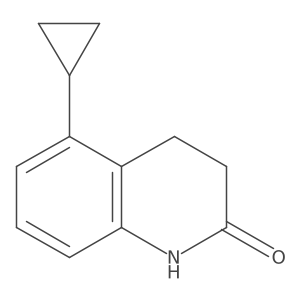 5-cyclopropyl-3,4-dihydroquinolin-2(1H)-one结构式
