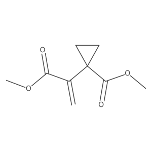 1-(1-Methoxycarbonylvinyl)cyclopropanecarboxylic Acid Methyl Ester Structure