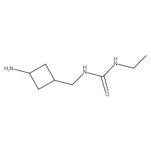 1-[(3-Aminocyclobutyl)methyl]-3-ethylurea结构式
