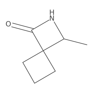 2-Azaspiro[3.3]heptan-1-one, 3-methyl-结构式