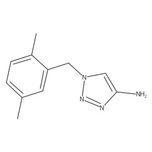 1-[(2,5-dimethylphenyl)methyl]-1H-1,2,3-triazol-4-amine Structure