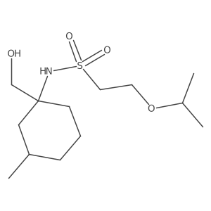 Ethanesulfonamide, N-[1-(hydroxymethyl)-3-methylcyclohexyl]-2-(1-methylethoxy)- Structure