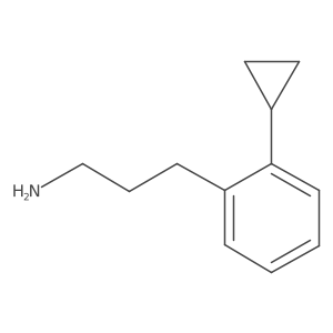 3-(2-Cyclopropylphenyl)propan-1-amine结构式