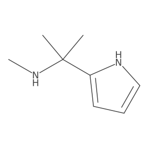 methyl[2-(1H-pyrrol-2-yl)propan-2-yl]amine结构式
