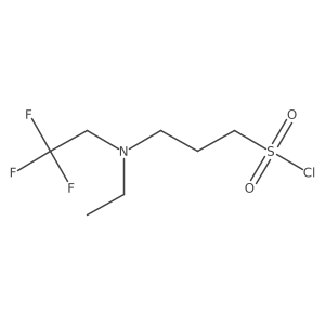 3-[Ethyl(2,2,2-trifluoroethyl)amino]propane-1-sulfonyl chloride结构式