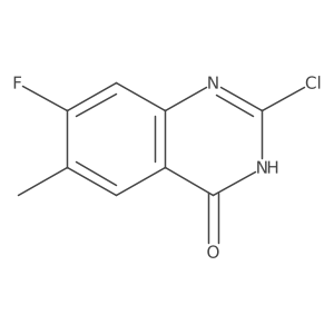 2-Chloro-7-fluoro-6-methylquinazolin-4-ol结构式