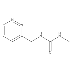 3-Methyl-1-[(pyridazin-3-yl)methyl]urea Structure