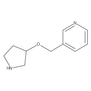 3-{[(3R)-pyrrolidin-3-yloxy]methyl}pyridine Structure