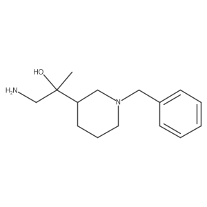 1-Amino-2-(1-benzylpiperidin-3-yl)propan-2-ol结构式