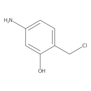 5-Amino-2-(chloromethyl)phenol Structure