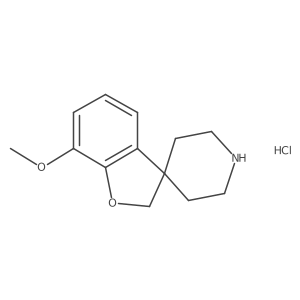 7-Methoxy-2H-spiro[1-benzofuran-3,4'-piperidine] hydrochloride Structure