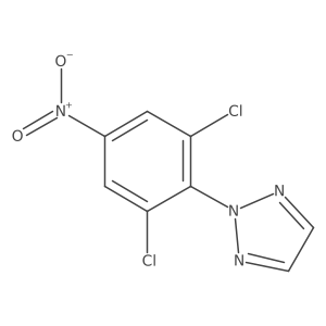 2-(2,6-Dichloro-4-nitrophenyl)-2H-1,2,3-triazole Structure
