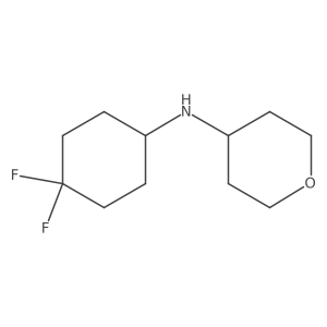 N-(4,4-difluorocyclohexyl)tetrahydro-2H-pyran-4-amine Structure