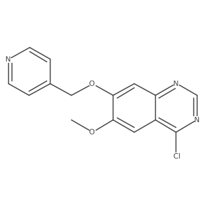 4-Chloro-6-methoxy-7-(4-pyridylmethoxy)quinazoline结构式