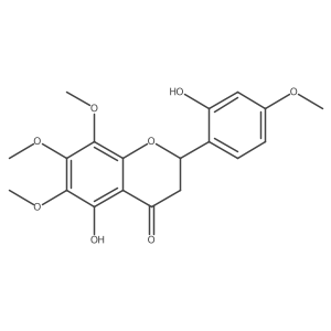 5-Hydroxy-2-(2-hydroxy-4-methoxyphenyl)-6,7,8-trimethoxychroman-4-one Structure