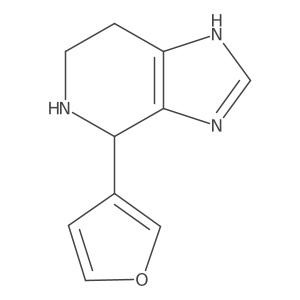 4-(furan-3-yl)-3H,4H,5H,6H,7H-imidazo[4,5-c]pyridine结构式