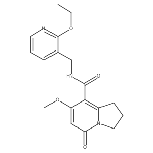 N-((2-ethoxypyridin-3-yl)methyl)-7-methoxy-5-oxo-1,2,3,5-tetrahydroindolizine-8-carboxamide Structure