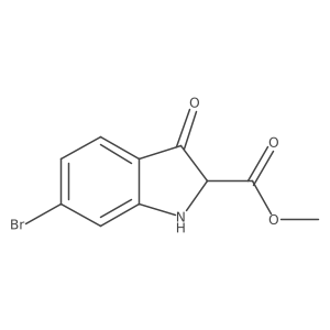 Methyl 6-bromo-3-oxoindoline-2-carboxylate Structure
