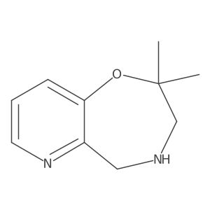 2,2-Dimethyl-2,3,4,5-tetrahydropyrido[2,3-F][1,4]oxazepine Structure