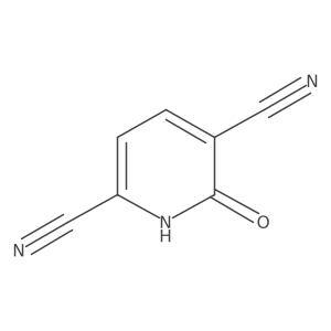6-Oxo-1,6-dihydropyridine-2,5-dicarbonitrile Structure