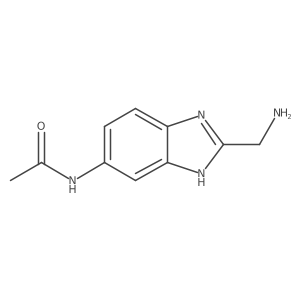 N-[2-(aminomethyl)-1H-1,3-benzodiazol-5-yl]acetamide结构式