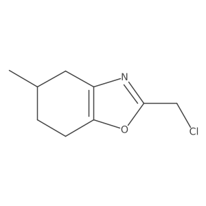 2-(Chloromethyl)-5-methyl-4,5,6,7-tetrahydro-1,3-benzoxazole Structure