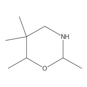 2,5,5,6-Tetramethyl-1,3-oxazinane结构式